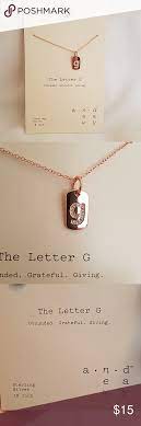 A New Day Letter G Necklace Necklace Short Necklace New Day