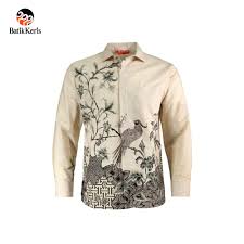 Kemeja Reguler Fit Batik Lengan Panjang Motif Keris Adikara