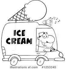 Go swimming, camping, eat ice cream, go to the beach. Ice Cream Truck Clipart 1253345 Illustration By Hit Toon