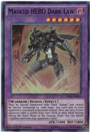 Practice playing the decks and simple strategies three to five times and make every time count. Yu Gi Oh Card Review Masked Hero Dark Law Awesome Card Games