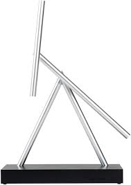 Swinging sticks is a double pendulum kinetic desk sculpture famous for its style and sophistication. Amazon Com Fortune Products Inc The Swinging Sticks Kinetic Energy Sculpture Desktop Toy Replica Version Toys Games