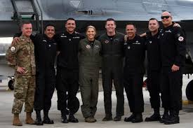 20th mdg executes ready eagle. First Woman Commander Of Air Force F 16 Viper Demo Team Relieved