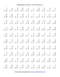Their speed and accuracy in multiplying two whole numbers is greatly improved by working on these pdf worksheets. Multiplication Worksheets Grade 5 1 12 Multiplication Worksheets Math Fact Worksheets Printable Math Worksheets