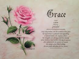 Grace First Name Meaning Art Print Name Meaning Art 8x10 Art Etsy Names With Meaning First Name Meaning Grace Name