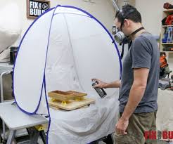 This diy garage paint booth has changed the way i work and i am totally smitten. How To Make A 5 Diy Spray Booth Turntable 4 Steps With Pictures Instructables