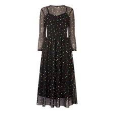 Rainbow Spot Mesh Dress Warehouse Black Mesh Dress Dresses Latest Fashion Clothes