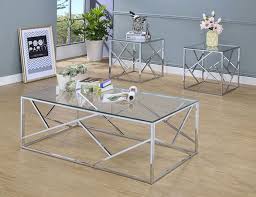 55 l coffee table 3 pc 2 pull out nesting tables square steel tube frame oak. Pamplona 3 Piece Complete Coffee Table Set