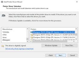 Zd410 desktop printer support & downloads | zebra. Changing Your Zebra Zd410 Printer Driver On Windows Lightspeed Retail