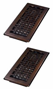 Andirons Grates And Firedogs 79648 4 Decor Grates Oil Rubbed Bronze Steel Floor Register Air Vents 4x10 4x12 2x12 Floor Registers Oil Rubbed Bronze Bronze