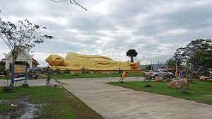 Recling Buddha Of Wat Laem Pho Songkhla Northeast Of Hat Yai