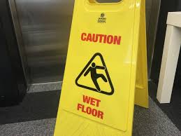 Stock Photo Image Of A Yellow Caution Wet Floor Sign Wet Floor Signs Wet Floor Wet