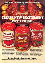 This dish is typically baked but slow cooker and microwave oven are sometimes used. Hunt S Tomato Sauce Hunts Tomato Hunts Tomato Sauce Food Ads