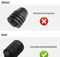 Amazon.com: QLZOZB 2 unidades de parachoques de goma para ...