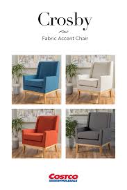 Mid Century Style With Modern Comfort The Crosby Fabric Accent Chair Brings You The Best Of Both Worlds Featuring Sof Fabric Accent Chair Accent Chairs Chair
