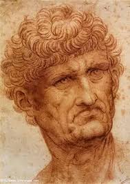 Leonardo Da Vinci Head Of A Man C 1503 1505 Red Chalk On Paper Gallerie Dell Accademia Venice Leonardo Da Vinci Rinascimento Italiano Arte
