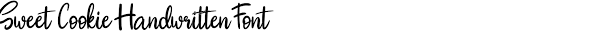About the font bailey script. Sweet Cookie Handwritten Font Fontlot Com