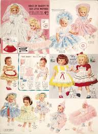 Old Fashioned Bride Toddler And Baby Dolls 1950s A Canadian Family