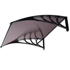 Polycarbonate Window Door Awning Brown 40 X40 Walmart Com Door Awnings Windows And Doors Awning Canopy