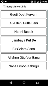 Sitede yer alan tüm barış manço şarkılarına ve şarkı sözlerine bu sayfadan ulaşabilirsiniz. Baris Manco Sarkilari Dinle For Android Apk Download