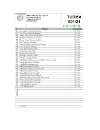 TURMA 601/2 TURMA 601/21