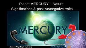 What are cancer man negative traits when in love? Planet Mercury Nature Significations Positive Negative Traits