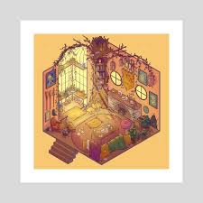 Check spelling or type a new query. Hufflepuff Common Room An Art Print By Brittnie Inprnt