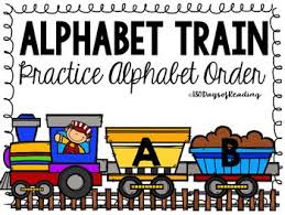 Alphabetical Order Practice For Kindergarten Or Preschool Kindergarten Alphabet Recognition Alphabet Train Alphabet Kindergarten