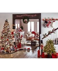 Holiday Lane Christmas Cheer Decor Collection Created For Macy S Reviews Holiday Shop Home Macy S Christmas Decorations Blue Christmas Decor Farmhouse Christmas