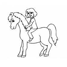 Meilleurs coloriage pour fille gratuits et nouveautés 2021 : Coloriage Petite Fille Et Poney Dessin Gratuit A Imprimer