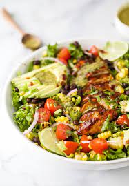 Easy Bbq Grilled Chicken Salad Recipe A Perfect Summer Salad Recipe Grilled Chicken Salad Recipe Grilled Bbq Chicken Chicken Salad Recipes