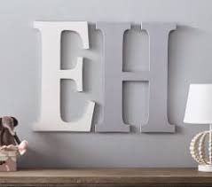 Check out our large letter initial decor selection for the very best in unique or custom, handmade pieces from our shops. Wall Letters Pottery Barn Kids