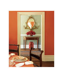The modern farmhouse design will look extraordinary in your dining room. Martha Stewart Orange Dining Room Grey Foyer