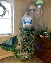 Find great deals on ebay for christmas tree skirt. Mermaid Christmas Tree Mannequin Bust Form Tree Mermaid Christmas Tree Christmas Tree Dress Mannequin Christmas Tree