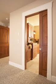 Mix Of Wood And White Trim Google Search Wood Doors White Trim House Trim Wood Doors Interior