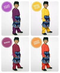 Fesyen Baju Melayu Kanak Kanak Lelaki Terkini