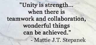 Together We Can Do Anything Quotes Quotesgram Unity Quotes Teamwork Quotes Work Quotes Inspirational