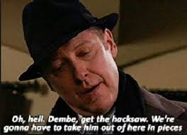 Maybe you would like to learn more about one of these? Blacklist Starring James Spader And Dembe Who Helps Clean Up The Blacklist The Blacklist Quotes Blacklist Tv Show
