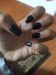 Add to its beauty with silver sparkles near the roots. Coffin Acrylic Nails Short Black Nail And Manicure Trends
