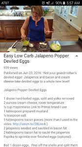 Easy Low Carb Jalapeno Popper Deviled Eggs Cooking Keto With Kristie On Youtube Https Cooking Keto With Kristie Keto Keto Recipes Ketogenic