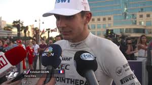 Esteban ocon's birthstone is sapphire. Azerbaijan Post Race Esteban Ocon