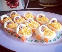 Baby Shower Themed Party Food Devilled Egg Carriages Handmade Baby Shower Brunch Food Baby Shower Desserts Baby Shower Desserts Boy