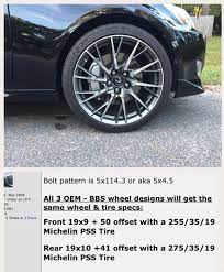 The rc is designated as the xc10 series. Tire Size Recommendation For Is350 W Oem Rc F Wheels Lexus