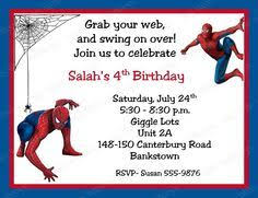 Spiderman Birthday Invitations Personalized Free Printable Spiderman Birthda Spiderman Birthday Birthday Party Invitations Free Spiderman Birthday Invitations