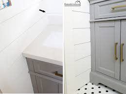 Bathroom Renovation How To Install Real Shiplap Remodelando La Casa