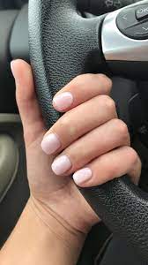 White Pink Acrylic Nails Short Square Acrylicnailsstiletto Short Rounded Acrylic Nails Short Square Acrylic Nails Pink Acrylic Nails
