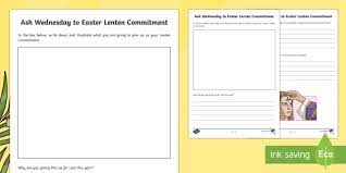 By cutting out a few things and forgoing a couple of habits during lent, you could emerge on the other side not just more healthy. Years 3 6 Ash Wednesday To Easter Lenten Worksheet