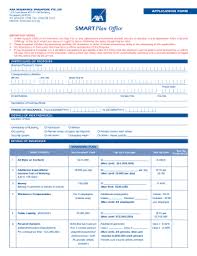 Fillable Online Axa Insurance Singapore Pte Ltd Application Form 143 Cecil Fax Email Print Pdffiller