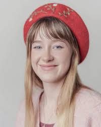 Embroidered Wool Berets for Women and Girl