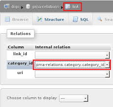 Relations Phpmyadmin 5 1 0 Dev Documentation