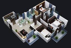 3d Floor Plan Design Ideas House Plans Mansion House Layout Plans 3d House Plans
